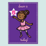 De klantgerichte Balletdanser van de leeftijdsCart kaarten