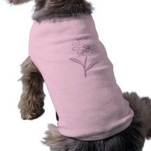 De Kleding van het Huisdier van de bloem Huisdieren T-shirt