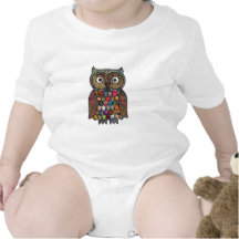 De Klimplant van het Baby van de Uil van het lapwe T Shirts