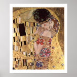 ~ de Klimt Gustav l'affiche de baiser