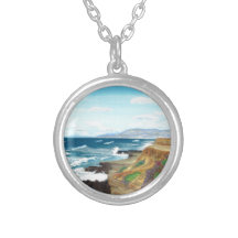 De Klippen van de zonsondergang Gepersonaliseerde Ketting