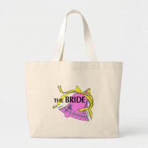 De klok van de Bruid Canvas Tassen