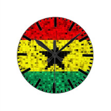 De klok van de de vlag glitz glamour van Ghana Klokken