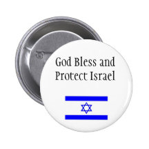 De Knoop/de Speld van Israël van de steun Buttons