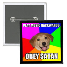 De Knoop van Backmasking Speldbutton