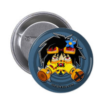 de knoop van benzinesakura speldbuttons
