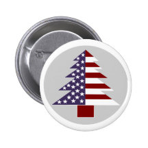 De Knoop van de KERSTBOOM van de VLAG Speld Buttons