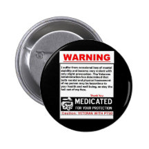 De Knoop van de WAARSCHUWING PTSD Buttons