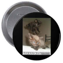 De Knoop van het Kat van de kamikaze Buttons