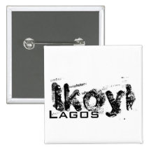 De Knoop van Ikoyi Lagos van de douane van African Speldbutton