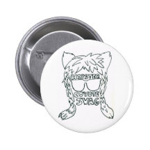 De Knoop van Swag van de coyote Speldbutton