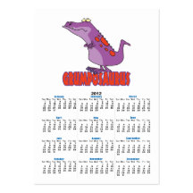 De Knorrige Dinosaurus Dino van Grumposaurus Visitekaartjes
