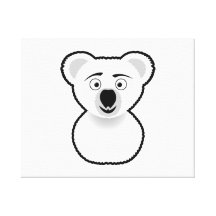 De Koala van de cartoon Canvas Prints