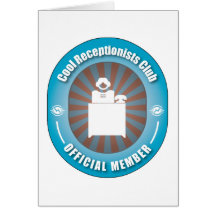 De koele Club van Receptionnisten Wenskaarten