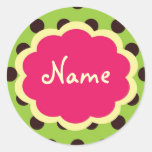 De koele Klantgerichte Sticker van PolkaDot van he