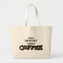 De Koffie van de behoefte - Tandarts Canvas Tassen