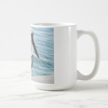 De koffiemok van de pelikaan