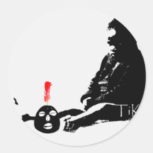 De Koopwaar van de Druk van de Kunst van TiKo van  Sticker