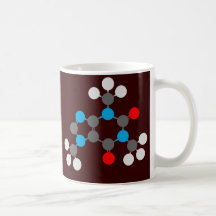 De kop van de cafeïne koffie mok