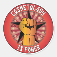 De kosmetiek is Macht Sticker