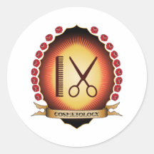 De kosmetiek Mandorla Ronde Sticker