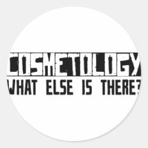 De kosmetiek wat anders daar is? ronde stickers