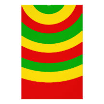 De Krommen van Rasta Aangepast Briefpapier