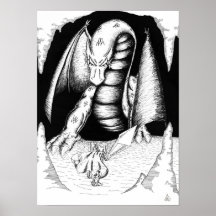 De Krop van de draak Print