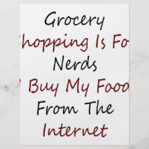 De kruidenierswinkel die is voor Nerds winkelen ik Folder