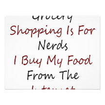 De kruidenierswinkel die is voor Nerds winkelen ik Persoonlijke Uitnodiging