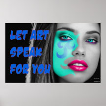 De kunst spreekt posters