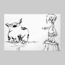 De Kunst van Arek - Originele Druk - een "Jongen & canvas prints