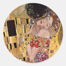 De kus, Gustav Klimt Stickers