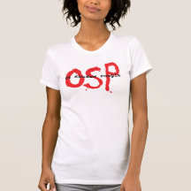 De la camisole de dames des personnes OSP d'ombre T-shirts