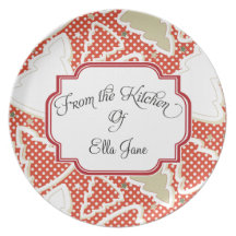De la cuisine des plats pointillés de Noël Assiettes