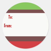 De Labels van de Gift van Kerstmis stickers