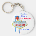 De Labels van de Zak van Las Vegas Sleutelhanger