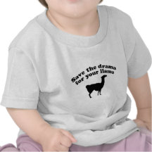 De Lama van het drama T Shirts