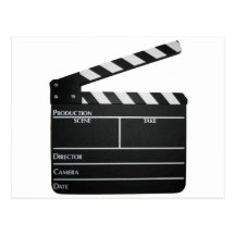 De Lei van de Film van de Film van de dakspaan Wens Kaarten