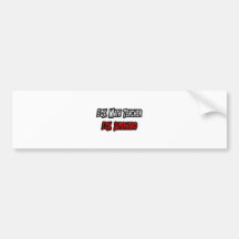 De Leraar/Superhero van de wiskunde Bumperstickers