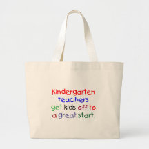 De Leraren van de kleuterschool Draagtassen