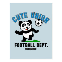 De leuke Afdeling van het Football van de Unie Wenskaart