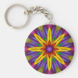De leuke Bloem Keychain van de Fantasie Sleutelhanger