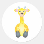 De leuke Cartoon van de Giraf Stickers