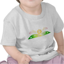 De leuke cartoon van zonkawaii tshirt