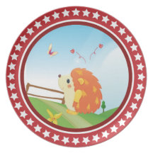 De leuke Egel van de Liefde met de Zonnige Dag van Bord