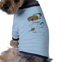 De leuke Hoofdtelefoons van het Puppy Dieren Tshirt