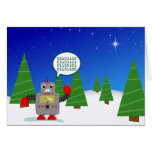 De leuke Kerstkaart van de Robot