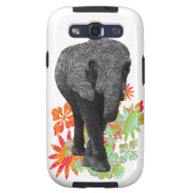De leuke Olifant van de Hippie Samsung Galaxy S3 Covers