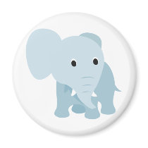 De leuke Olifant van het Baby magneten